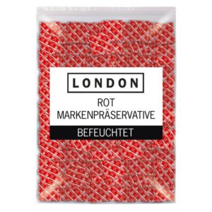 London Rot Beutel