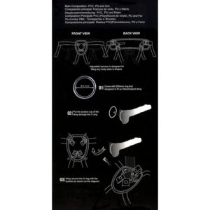 Crystal Clear Strap-on with Harness