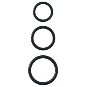 Silicone 3-Ring Stamina Set