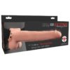 11" Hollow Rechargeable Strap-on with Balls
