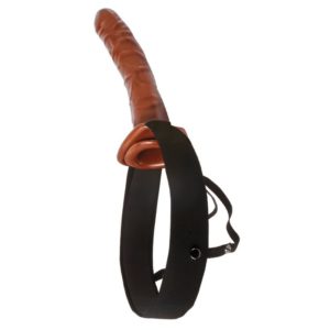 10“ Chocolate Dream Hollow Strap-on