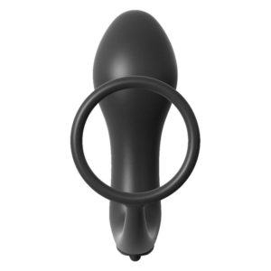 Ass-Gasm Cockring Vibrating Plug