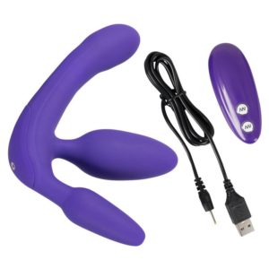 Vibrating Strapless Strap-On 3