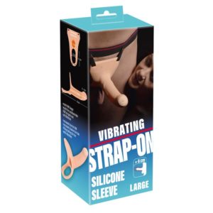 Vibrating Strap-On +6 cm large