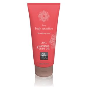 Massage & Glide Gel 2 in1 Strawberry Scent