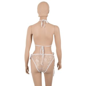 Bikini aus Luftpolsterfolie