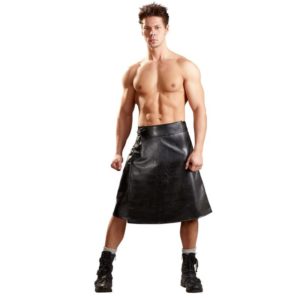 Herren-Rock Lederimitat