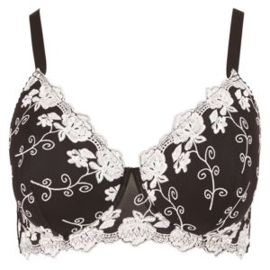 BH mit Stickerei