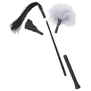 Minipeitschen-Set mit 3 Aufsätzen