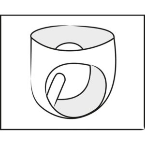 Latex-Slip mit Innen-Dildo